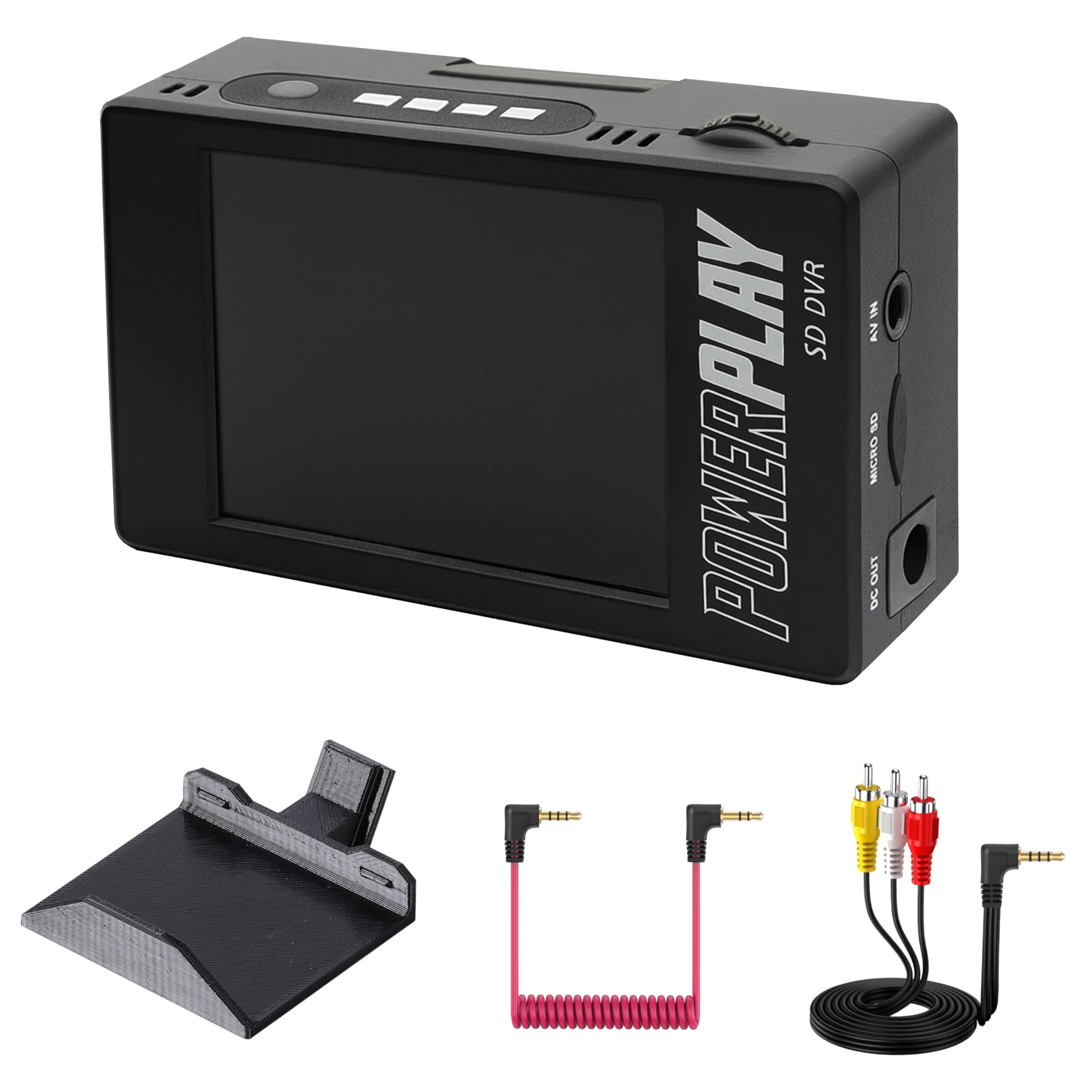 PowerPlay DVR-Videorecorder, verbessert, 60 fps Videoaufnahme und Aufnahme für bandlosen Camcorder, VHS, 8 mm, Hi8, Mini-DV-Player, analoger AV/RCA zu Digital-Konverter