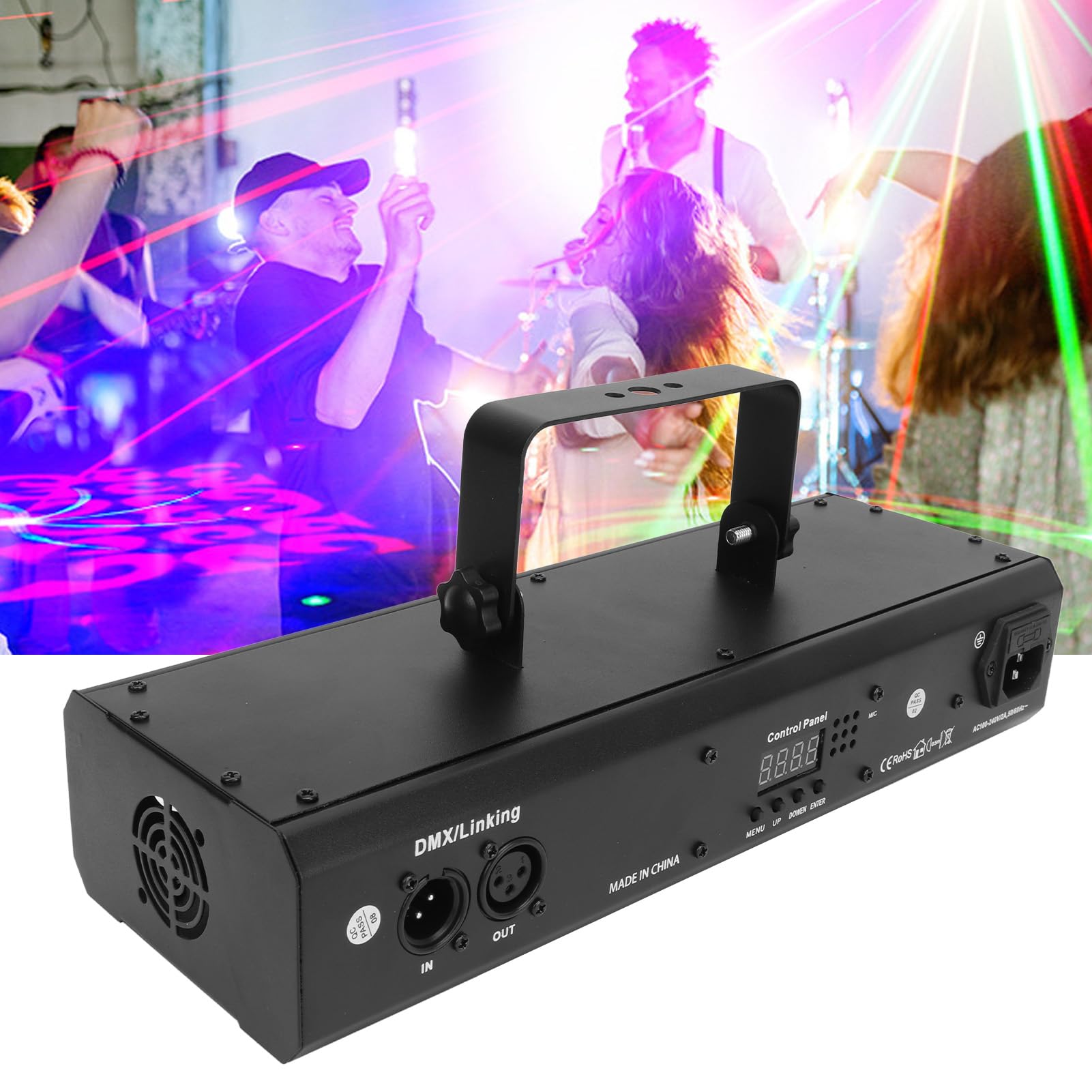 Luce da Discoteca per DJ con Controllo Attivato Dal Suono e Lente