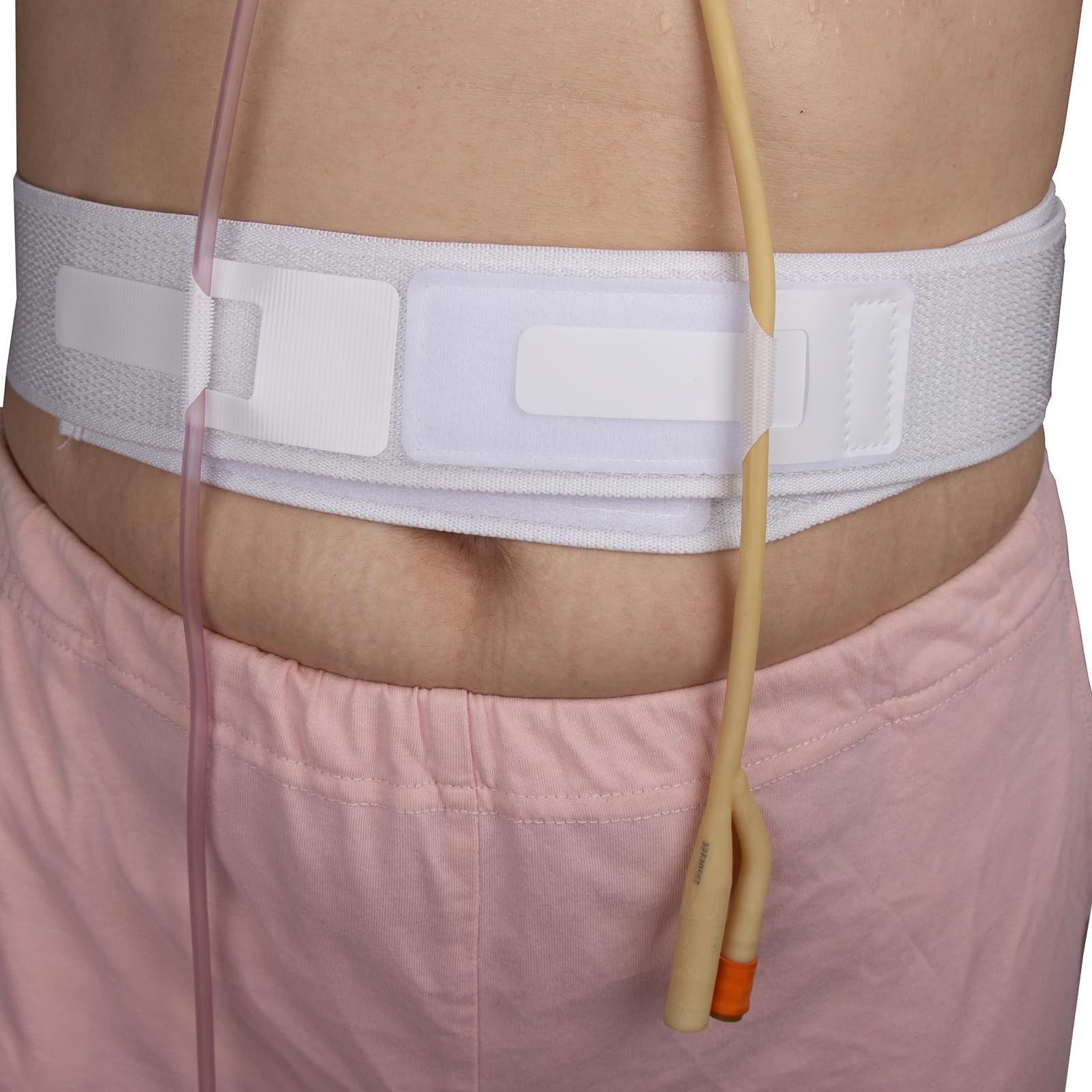 ZXMOBY 2PCS Fistula Fixation Belt Drainage Catheter Fixation Belt Protection Tape Fistula Tube Thoracic Abdominal Bile Urinary Pouch Catheter Fixation Protection Patch