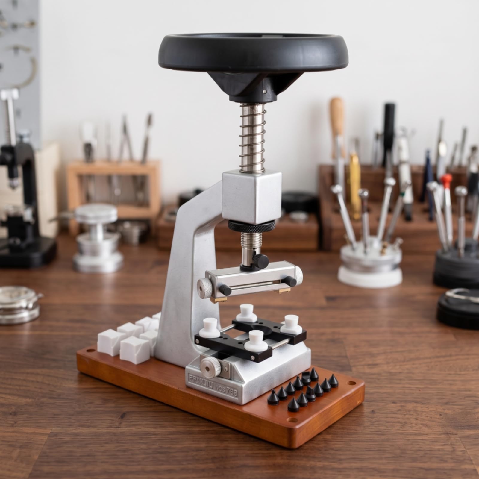 Apricasse da Banco con Morsa Regolabile Utensile Stabile per Laboratorio