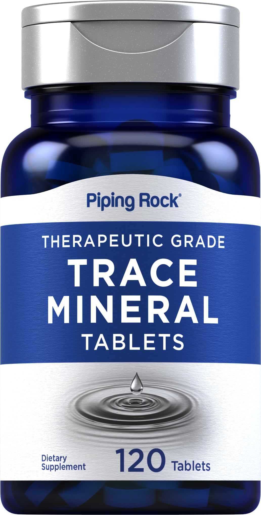 Piping RockPiping Rock Trace Minerals Supplements | 120 Tablets | Therapeutic Grade | Pills for Men and Women | Non GMO, Gluten Free