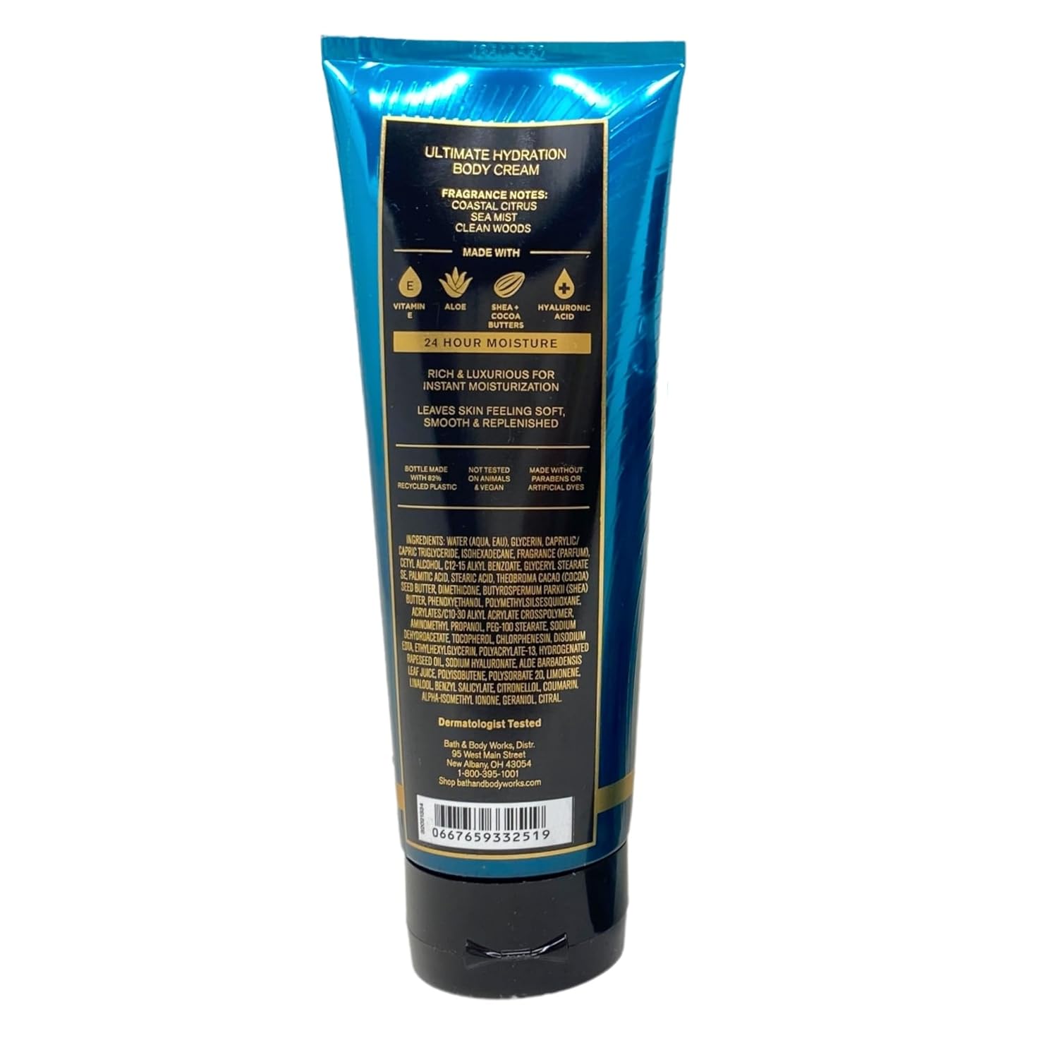 Bath & Body Works Men's Collection Atlantic - Ultimate Hydration Body Cream - Body Spray And Shea Butter Cleansing Bar - with a Charcoal Scrub Bar Soap - Full size - Image 3