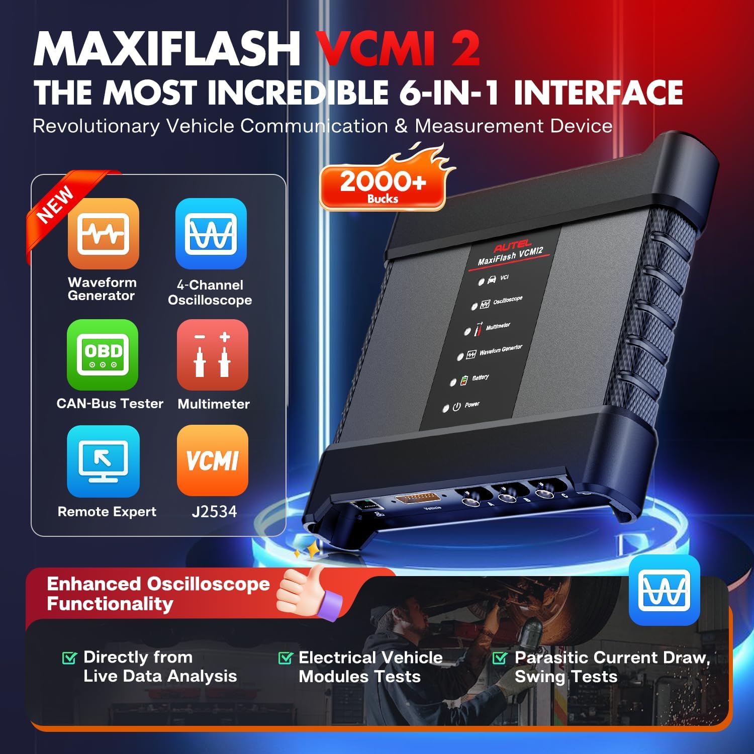 MaxiFlash VCMI2 6-in-1 Interface