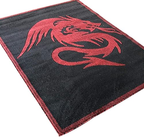 Miniatura 3 de Diseño de alfombra estilo dragón 133 (5 pies 2 pulgadas x 7 pies 3 pulgadas)