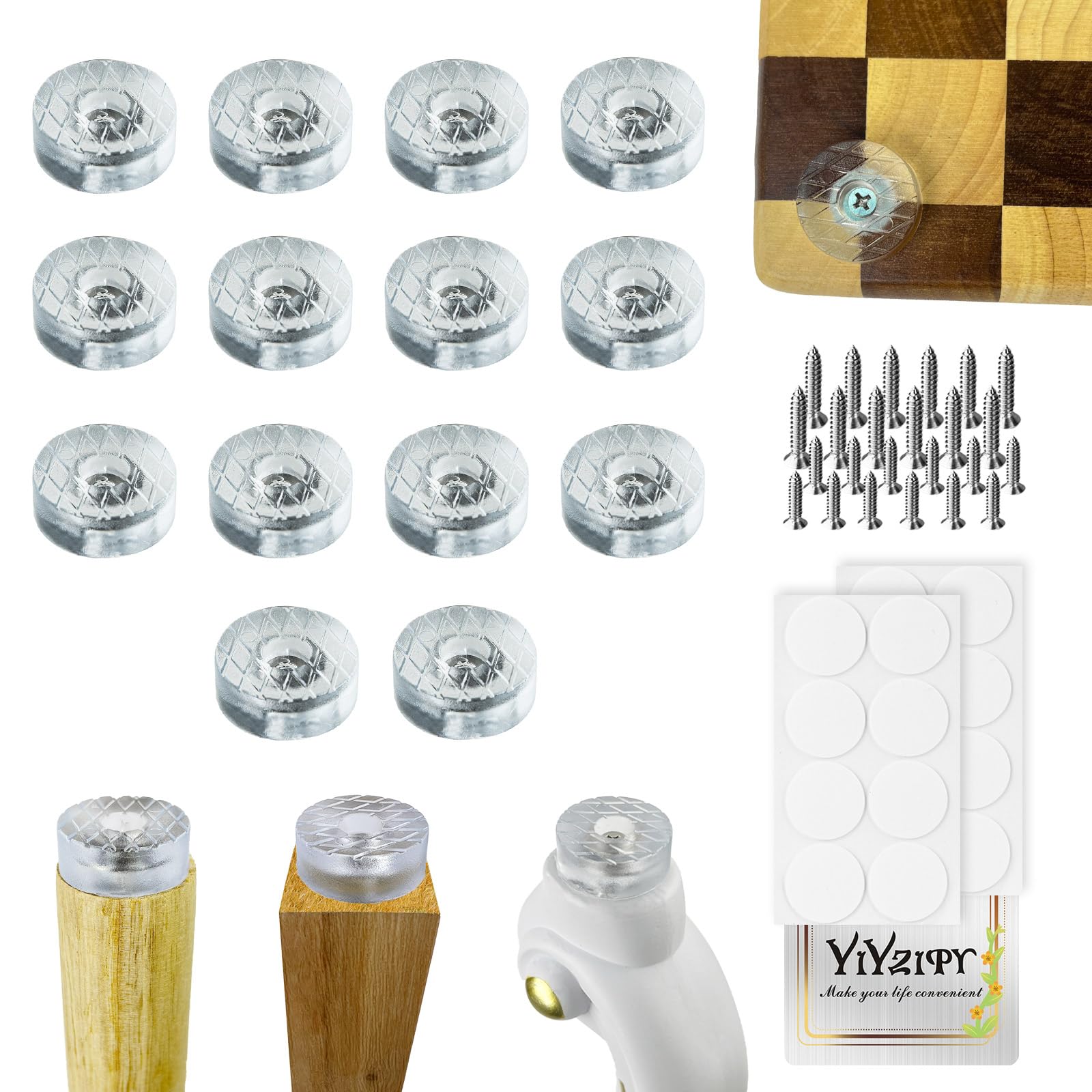 de almohadillas gruesas y suaves para patas de muebles, 14 unidades, laminado y protector de suelo de madera, antiarañazos, antideslizante, antigolpes, antiruido, duradero, resistente al