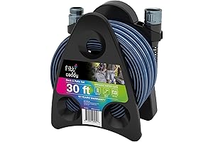 FITT HiFlo Water Hose 30ft with Caddy: Effortless Gardening