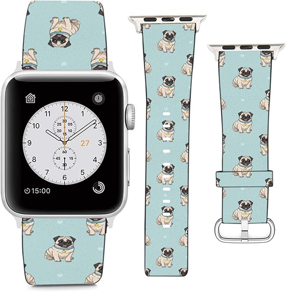 Amazon Co Jp Nobrand パグ犬柄 柄入りレザーリストバンドストラップ Apple Watchシリーズ5 4 3 2 1 Gen対応 Iwatch 38mm 40mmバンドの交換用 家電 カメラ Amazon Co Jp Nobrand パグ犬柄 柄入りレザーリストバンドストラップ Apple Watchシリーズ5 4 3 2 1 Gen対応 Iwatch 38mm 40mmバンドの交換用 家電 カメラ
