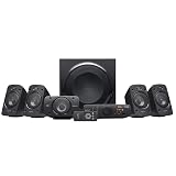 Logitech Z906 Système Haut Parleur PC Son Surround Home Cinéma 5.1, Certifié THX, Dolby & DTS, 1000 Watts en Puissance, Dispositifs, Entrées Multiples, Télécommande, Prise EU/France, PC/PS4/Xbox/TV
