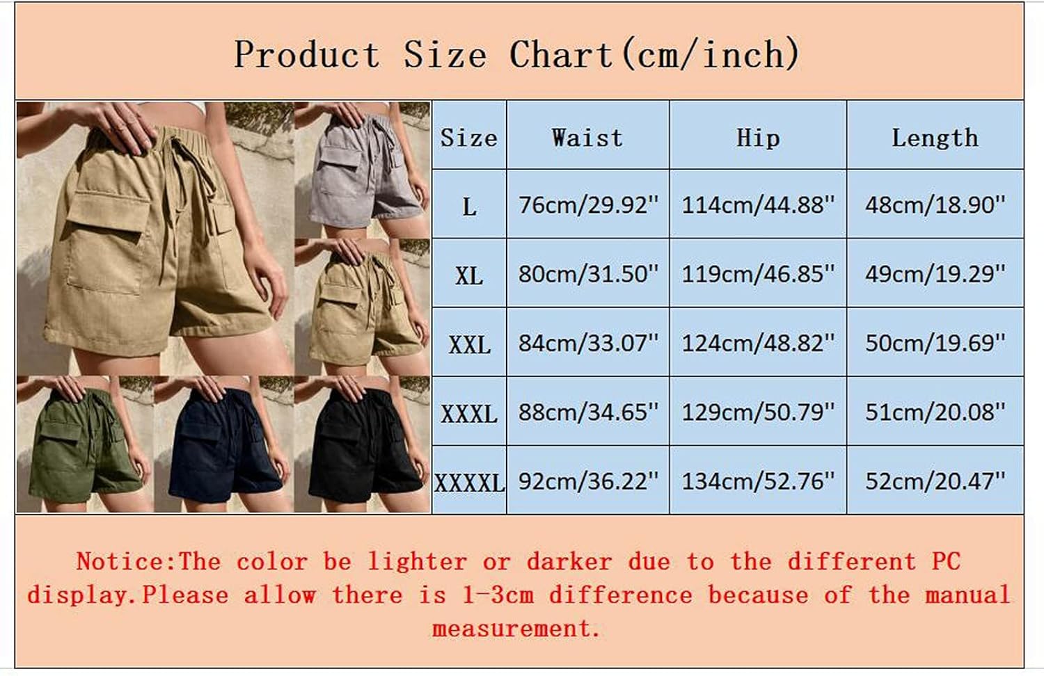 Womens Shorts Summer Casual Drawstring Elastic Waist Comfy Pure Color Shorts with Pockets Drawstring Elastic Waist Short at  Women’s Clothing store