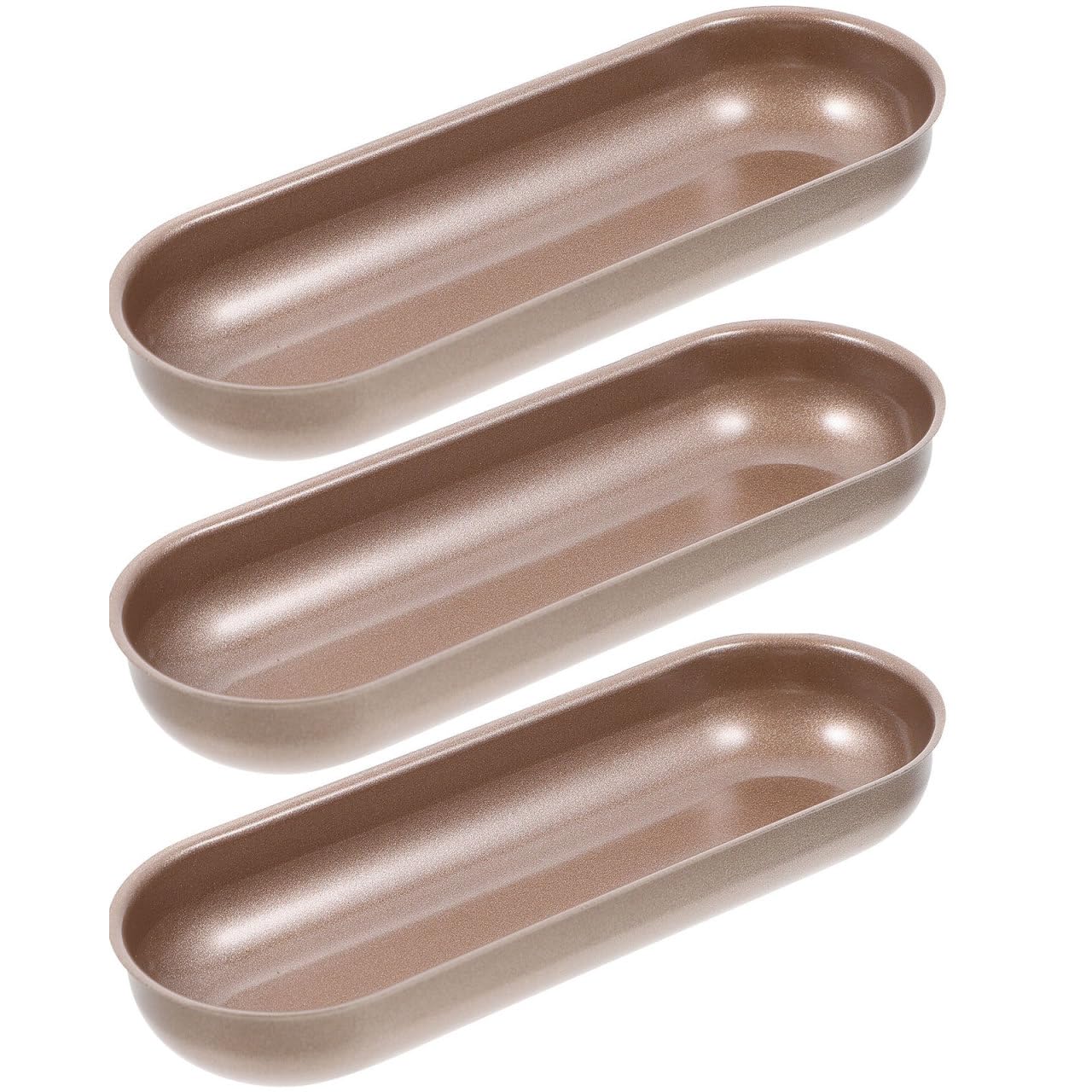 Molde para hot dogs y pan largo antiadherente TIDTALEO, moldes de acero al carbono para horno