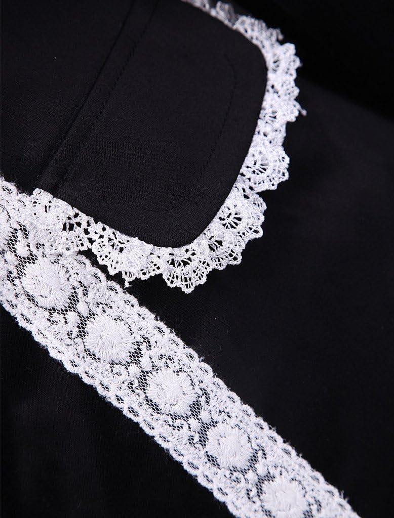 Hugme Black Cotton Lolita Dress with Jacket