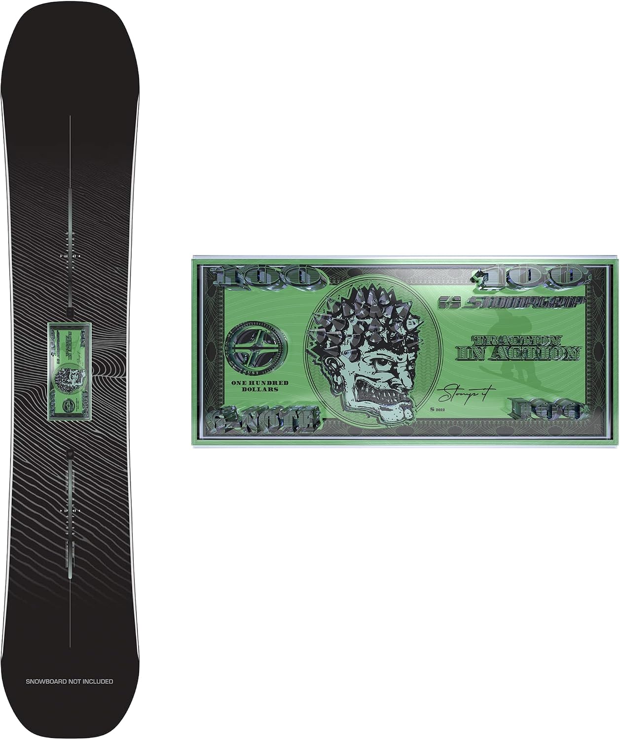 Stompgrip Premium Snowboard Stomp Pad | G-Note | Vice Collection | 3D Decal