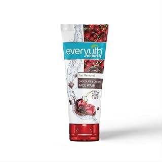 Everyuth Naturals Tan Removal Choco Cherry Face Wash, 150g | Choco Cherry Extracts | Visible Results from 1st Use | Deep C... Price In India