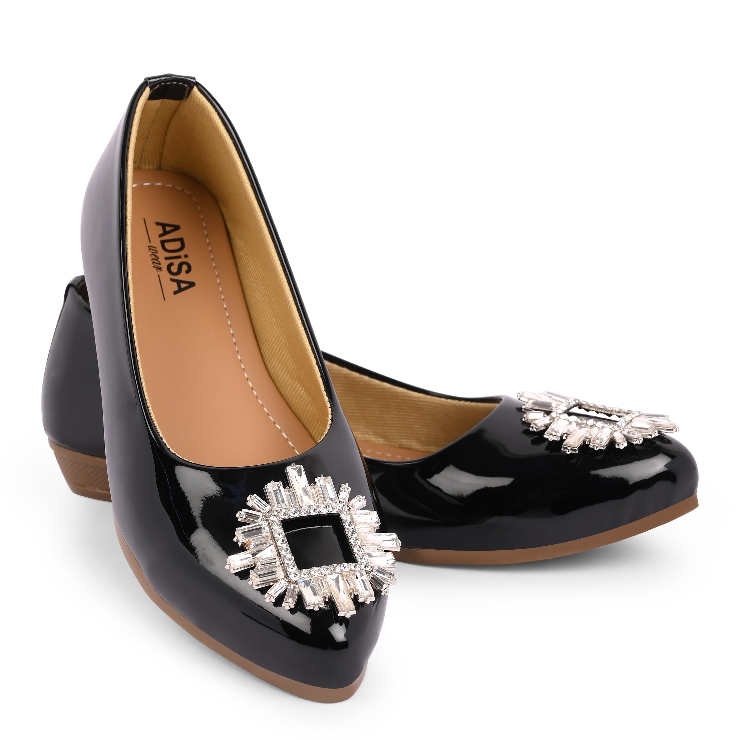 Women Girls Slip On Ballet Flats (WS1008)-image-20