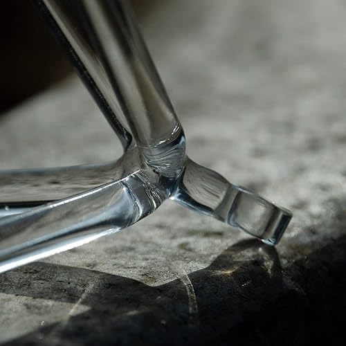 Vista 40 de TOPFUND Pirámide cantante de cristal de 8 pulgadas con funda de transporte de cuero artificial y delantero de gamuza de cuarzo Pirámide de canto