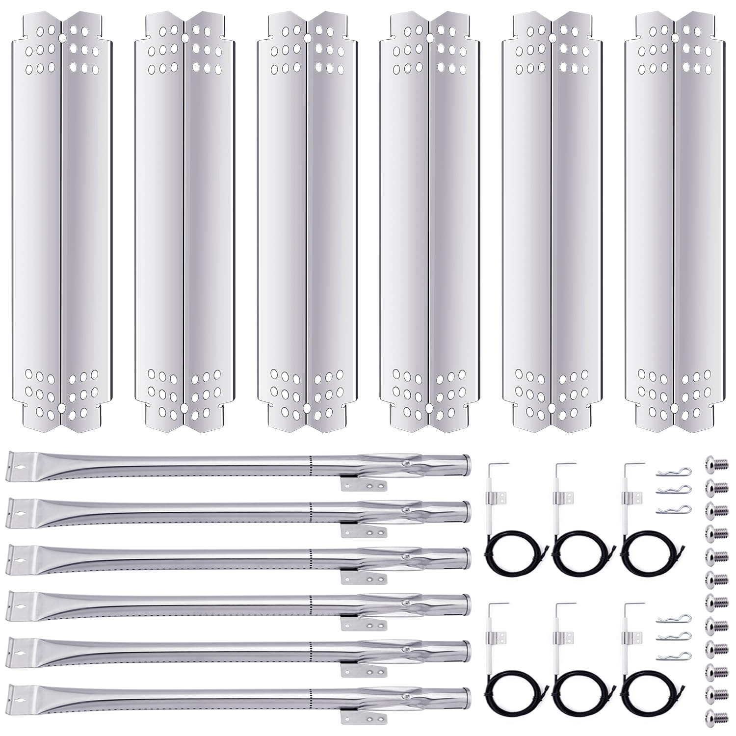 Ersatzteile Für Nexgrill 6-Brenner Grills (720-0898, 720-0898A, 720-0896C) – 6 Brenner, Heizplatten & Zünder – Inkl. Kompatibilitätsliste