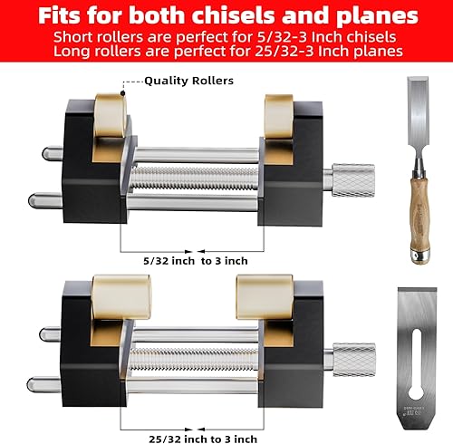 Miniatura 2 de Sistema de guía de afilado de cinceles para carpintería cinceles y planos de 532 a 3 pulgadas, guía de soporte de afilado con accesorio de ángulo de