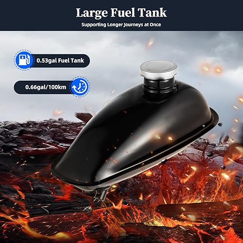 Miniatura 3 de Kit de motor de bicicleta de 100 CC, kit de conversión de motor de bicicleta a gas, kit de conversión de motor de 2 tiempos, motor motorizado a gas,