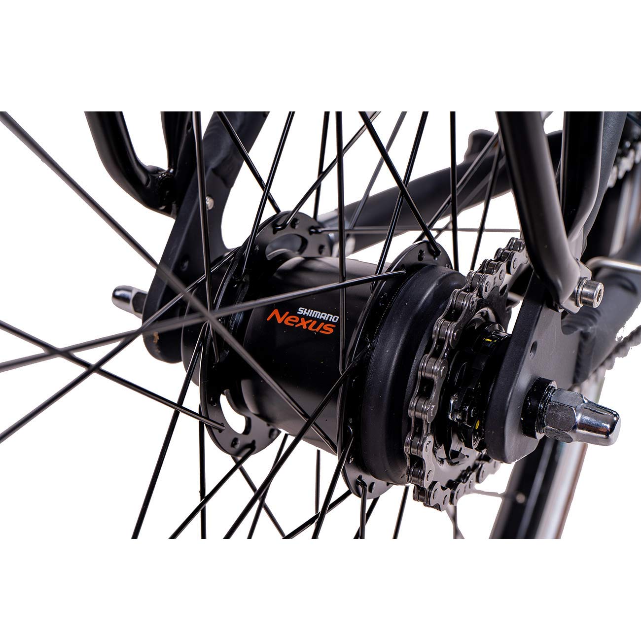Airtracks Damen City Fahrrad 28 Zoll Citybike LS CI.2820W Shimano Nexus 7 Gang Nabendynamo - Schwarz Matt Rahmenhöhen 45cm 50cm - Modell 2026