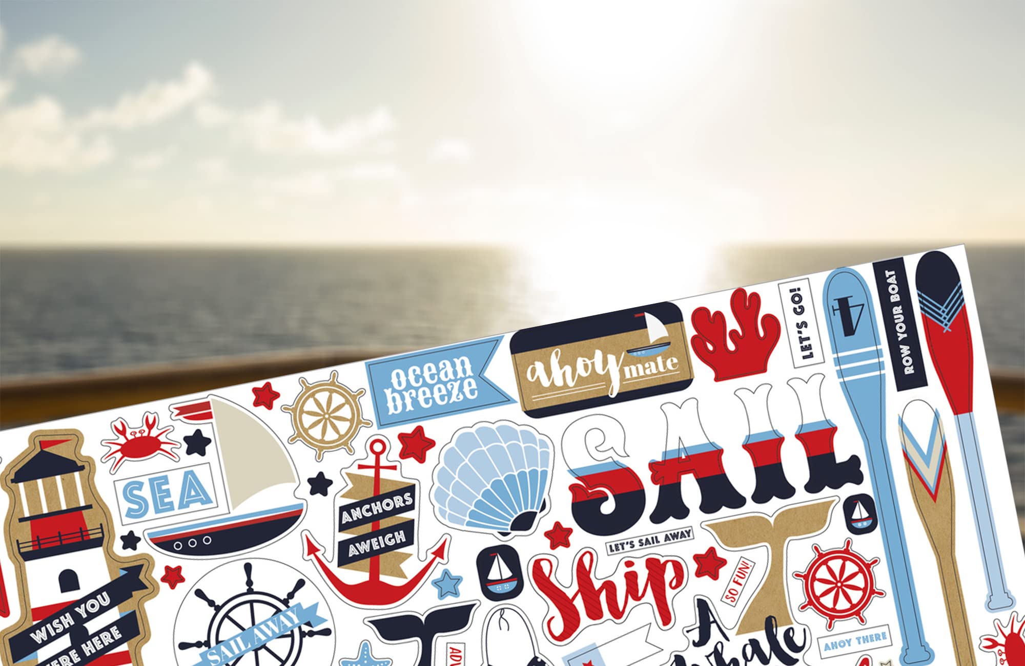 Ship Slickers Photo Album Decorations Cruise Stickers - Cruise Ship Scrapbook Sticker ...