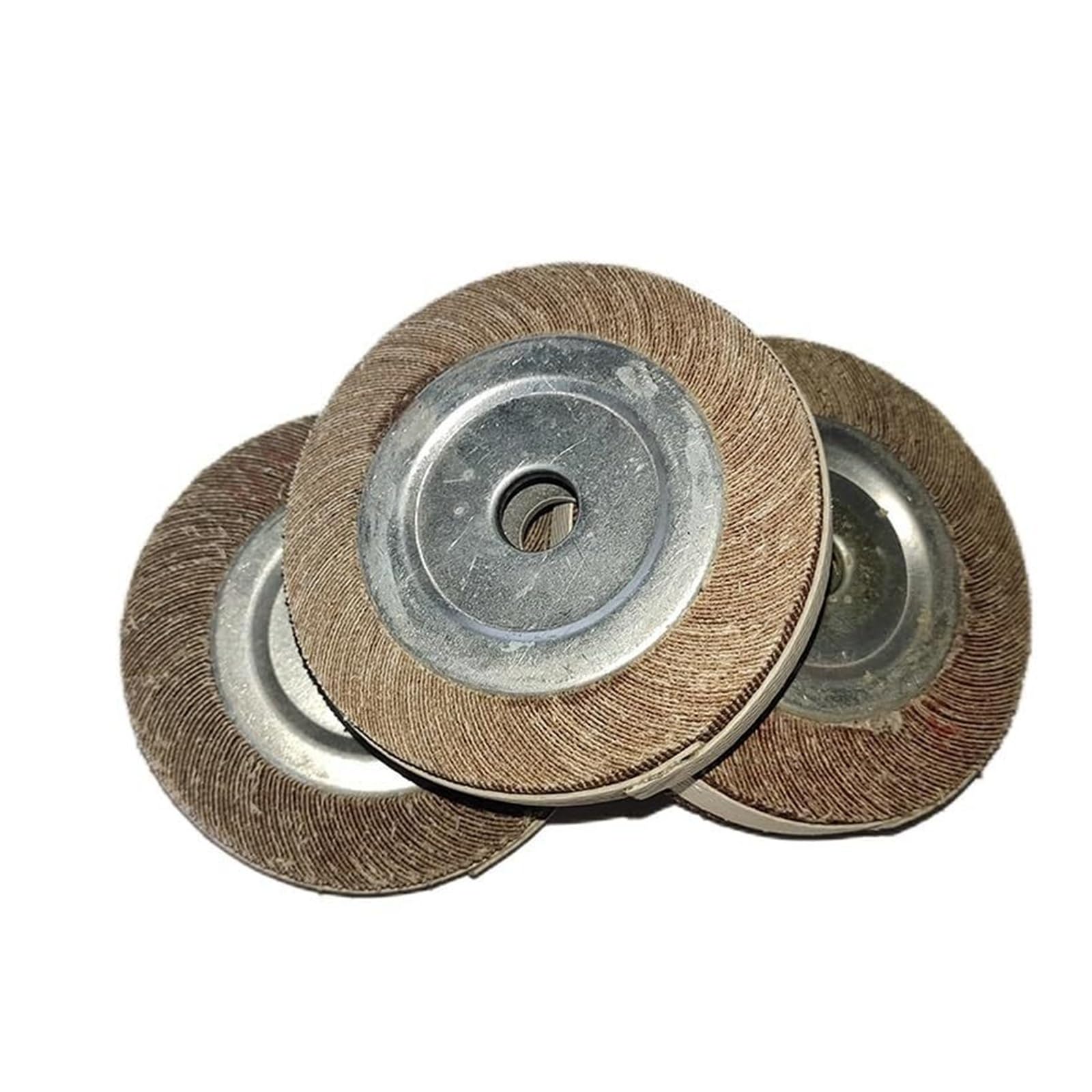 2 Discos Abrasivos de 100/125/150 Mm, de 60-600 Granos, Planos, para Acero Inoxidable, Acero Aleado, Eliminación de Soldaduras Y Desbarbado./400Grit/150 * 50 * 25Mm
