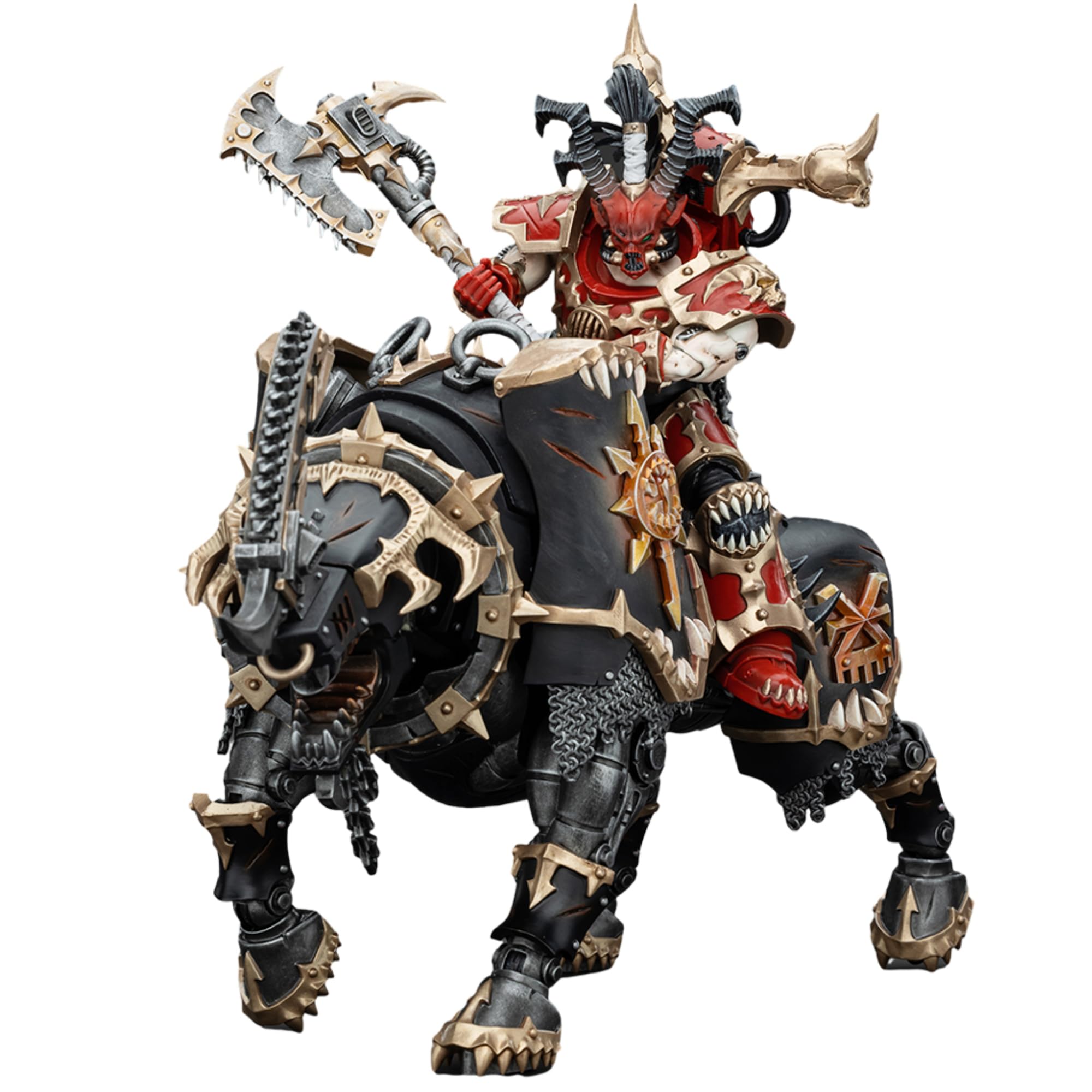 Toyverse JOYTOY 1/18 Warhammer 40,000 Action Figure, World Eaters Lord Invocatus, Movable Joints Character Model, Age 15+