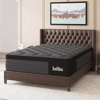 Queen Mattress, 12 Inch Hybrid Mattresses Black with Gel Memory Foam and Individually Pocket Innerspring Euro Top Medium Firm for Motion Isolation, Edge Support - Amazon product rated Grade A