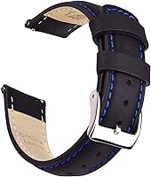 Vista 39 de Ritche Correas de Reloj de Cuero de Liberación Rápida Regalo de Navidad, Correas de Reloj Genuinas para Hombres y Mujeres, Correa de Reloj de Cuero