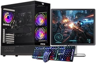 – Budget Gaming PC 19” Bundle Intel Core i3-8GB RAM - 500GB HDD – GTX 750 4GB NeonZilla ARGB Gaming Case - WINDOWS 11