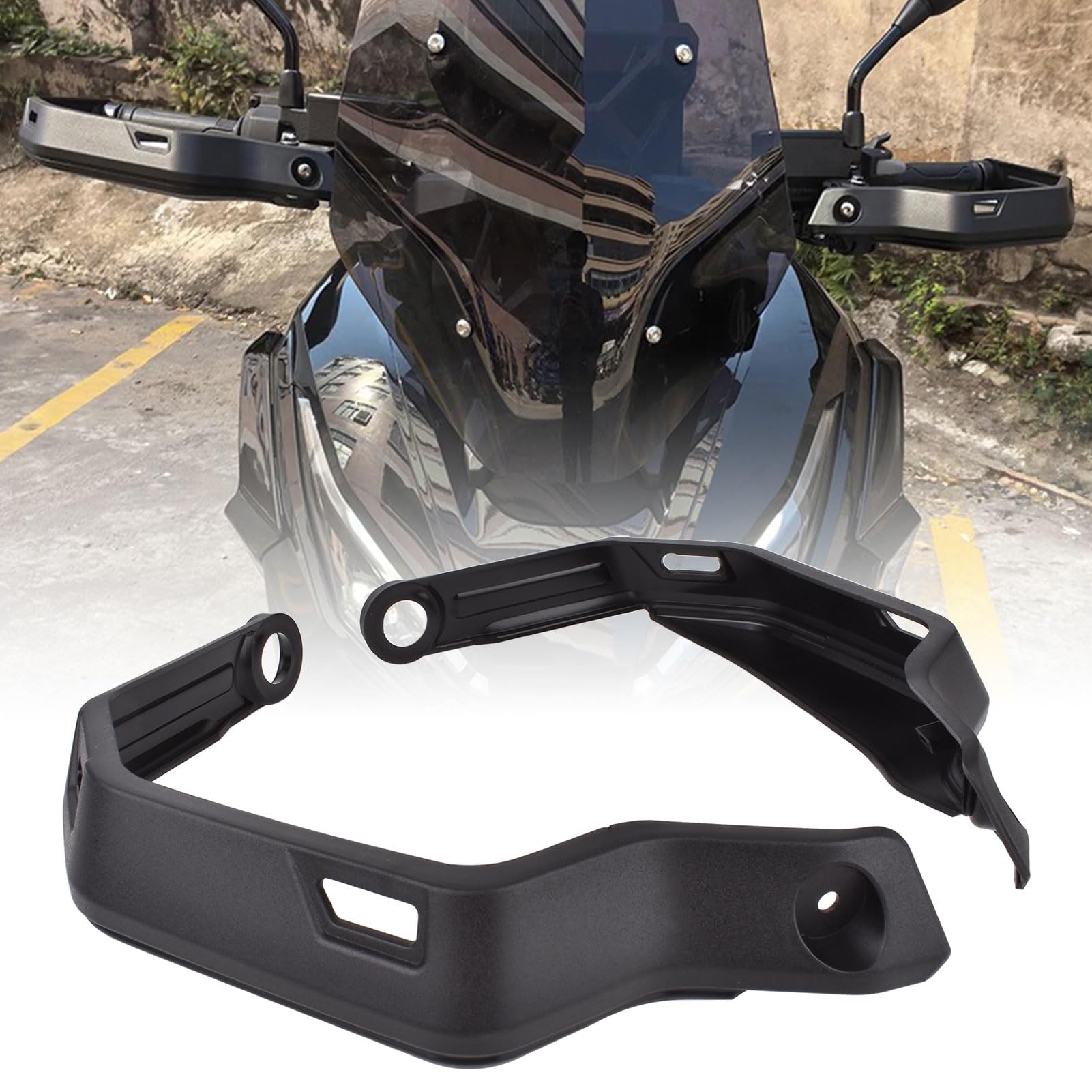 Moto Estensione Paramani Mano scudo Parabrezza Deflettori protezione mano moto per HO&N&DA X-ADV 750 XADV 750 Accessori 2025 2026 (Nero standard)