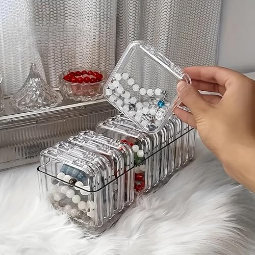 Miniatura 3 de Caja de almacenamiento organizadora de cables con 12 bridas de cables, caja de gestión de cables de escritorio con interruptor, organizador de