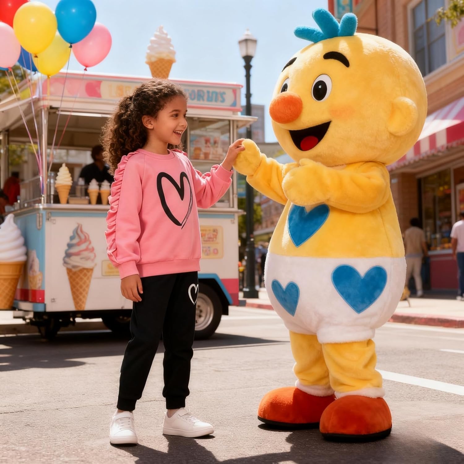 Kids Toddler Girl Long Sleeve Bow Sweatshirt & Denim Straight Leg Jeans Pants Fall Winter Outfits Set - Image 4