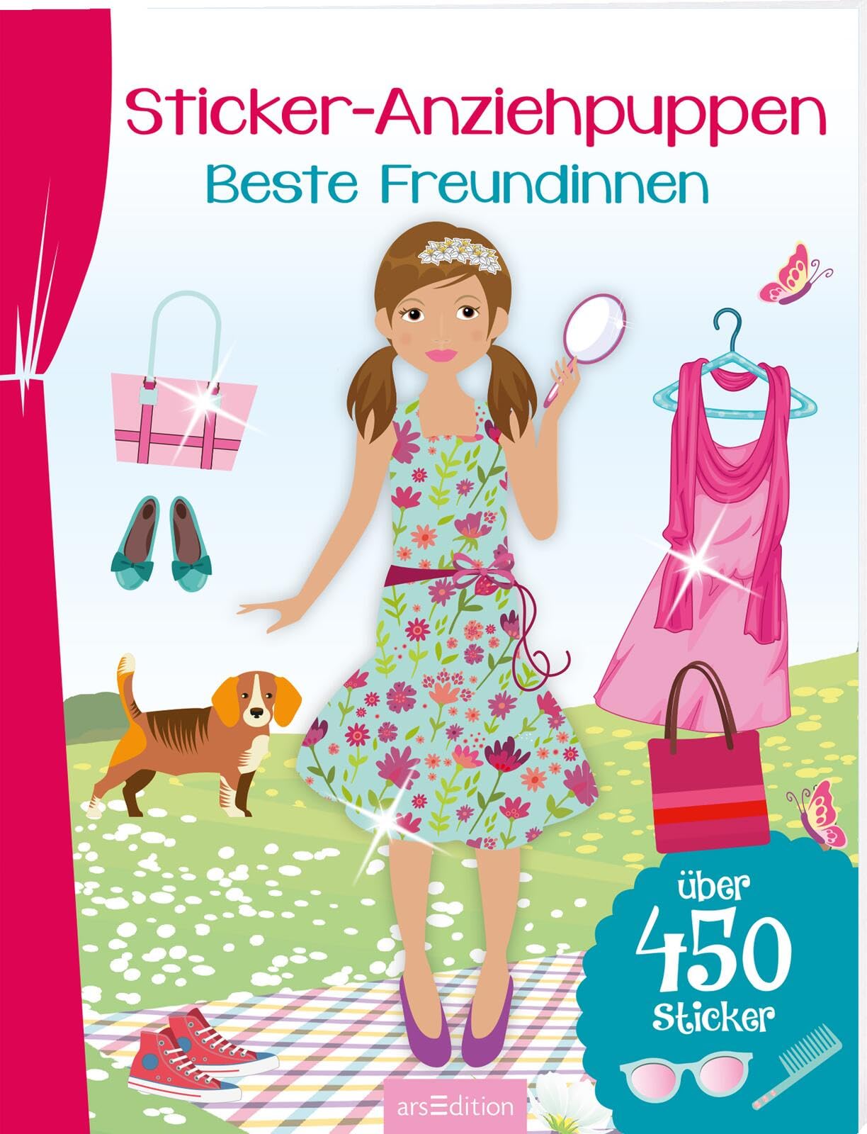 Sticker-Anziehpuppen - Beste Freundinnen: Über 450 Sticker
