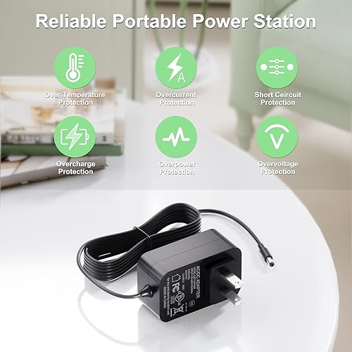 Miniatura 5 de Cable de alimentación de 12 V para Audio-Technica AT-LP60X AT-LP120XUSB-BK,Sony PS-LX310BT, 1 por ONE 1-AD07US01, Fluance RT 81 Direct-Drive