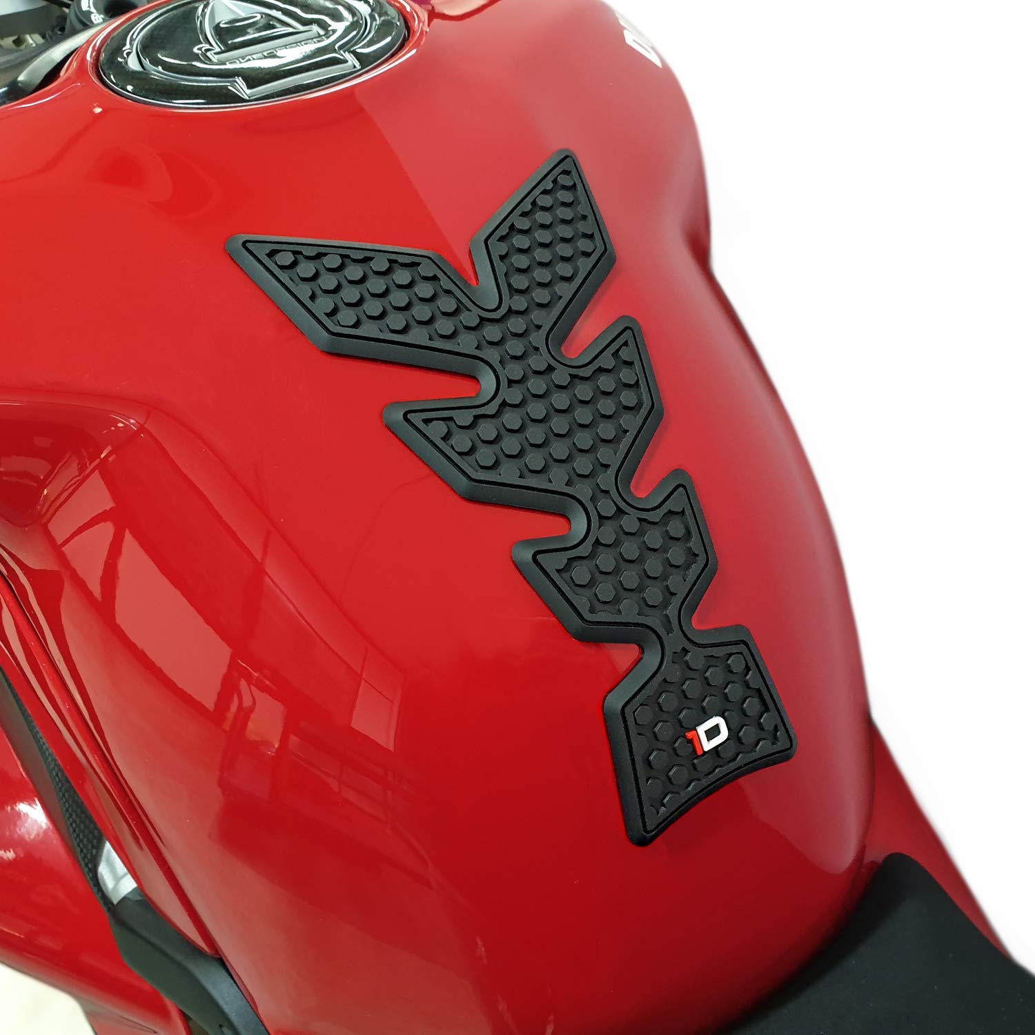 2 Pezzi Para Colpi Per Serbatoio Moto - Adesivo Antigraffio Trasparente, Design Fishbone - Foto 7