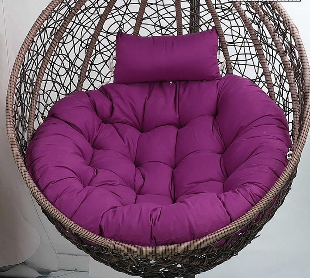 LXJBBD egg Garden Chair Cushion - Washable Hanging Mat Pads Replacement, Indoor Outdoor Swing Chair Cushion