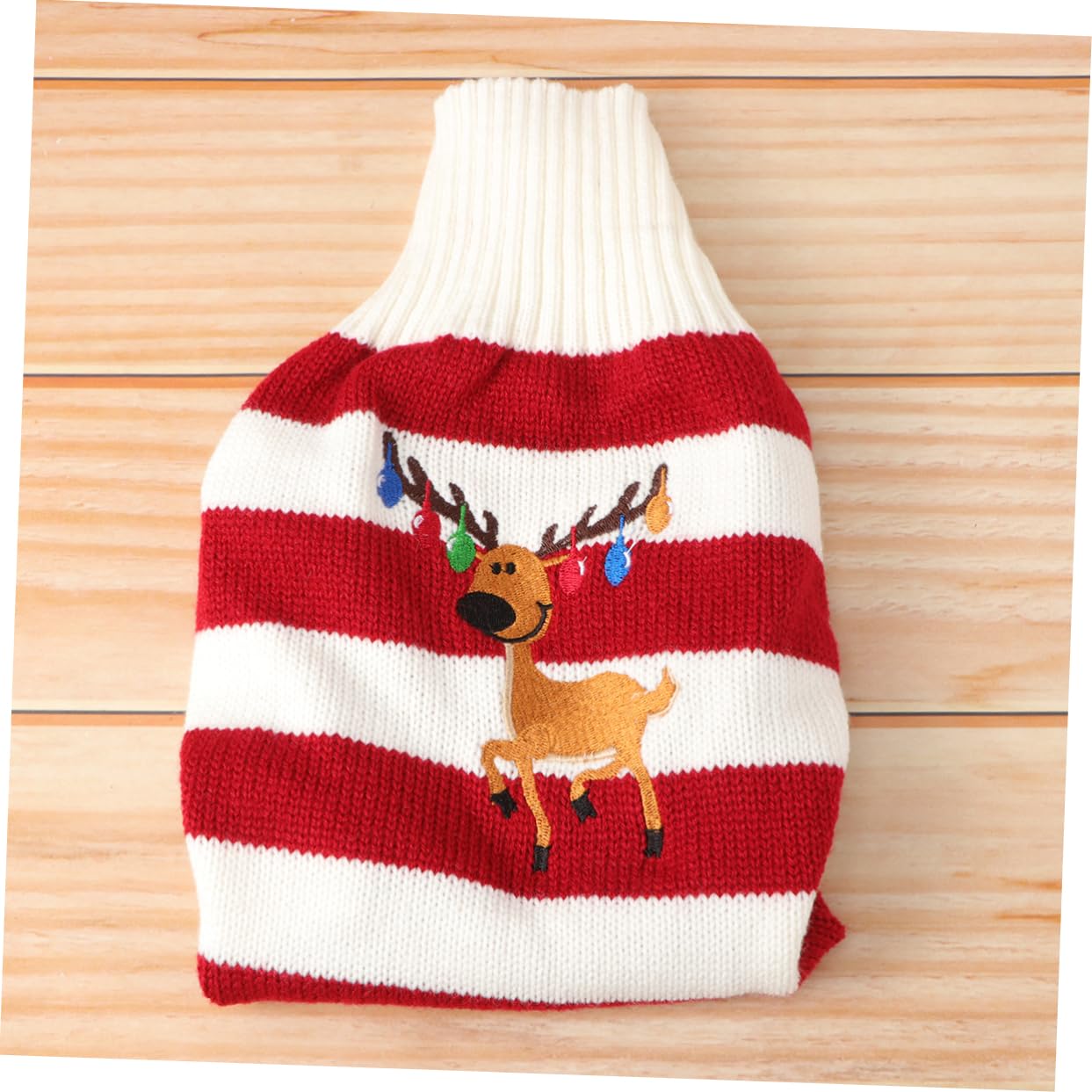 SUPVOX 2 Piezas suéter para Mascotas suéteres para Mascotas para Perros pequeños Traje navideño de Gato suéter para Perros pequeños suéter de Perro Ropa navideña para Mascotas Rojo