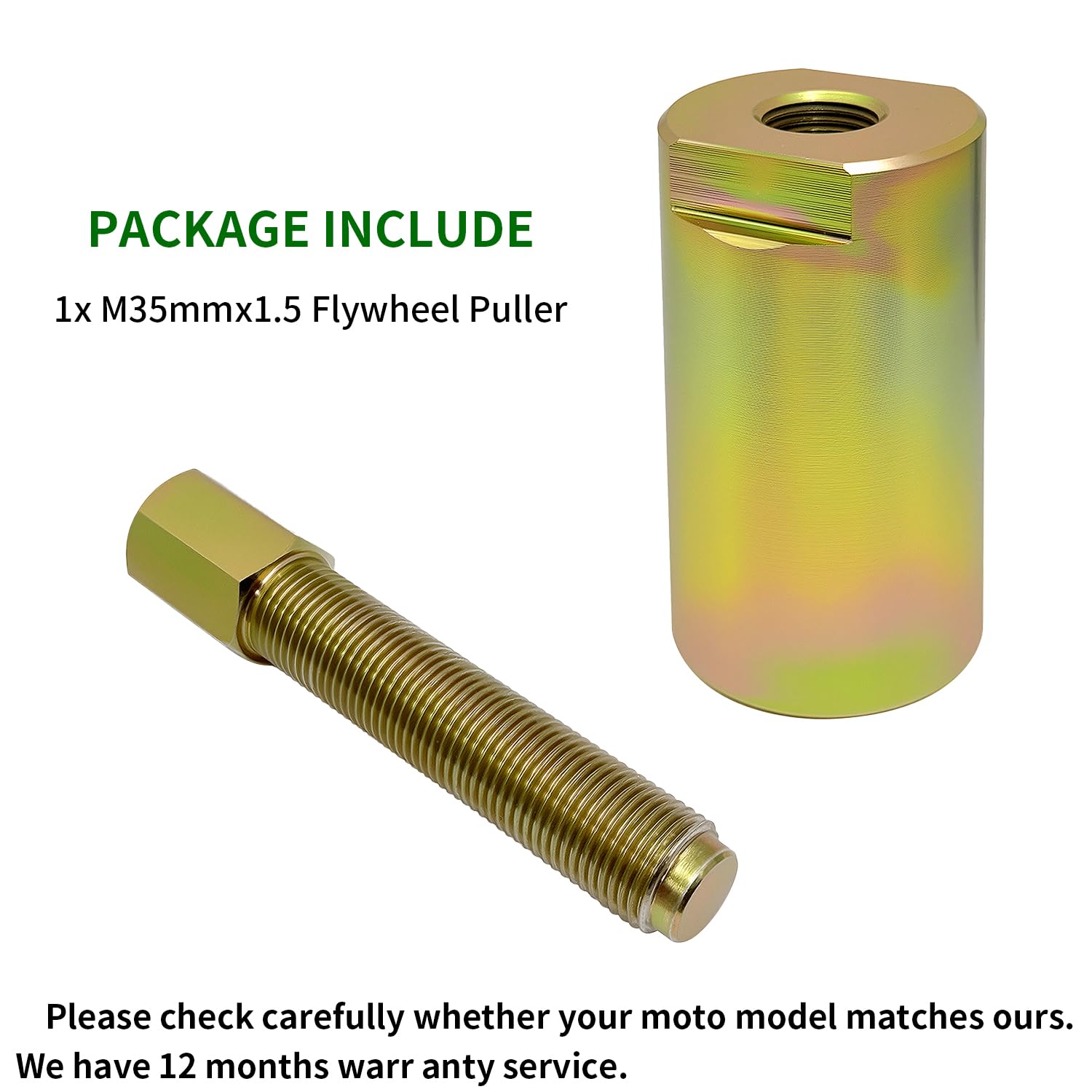 Amazon.com: WEICHENGXIN 35mm M35x1.5 Flywheel Puller Kit for HiSUN