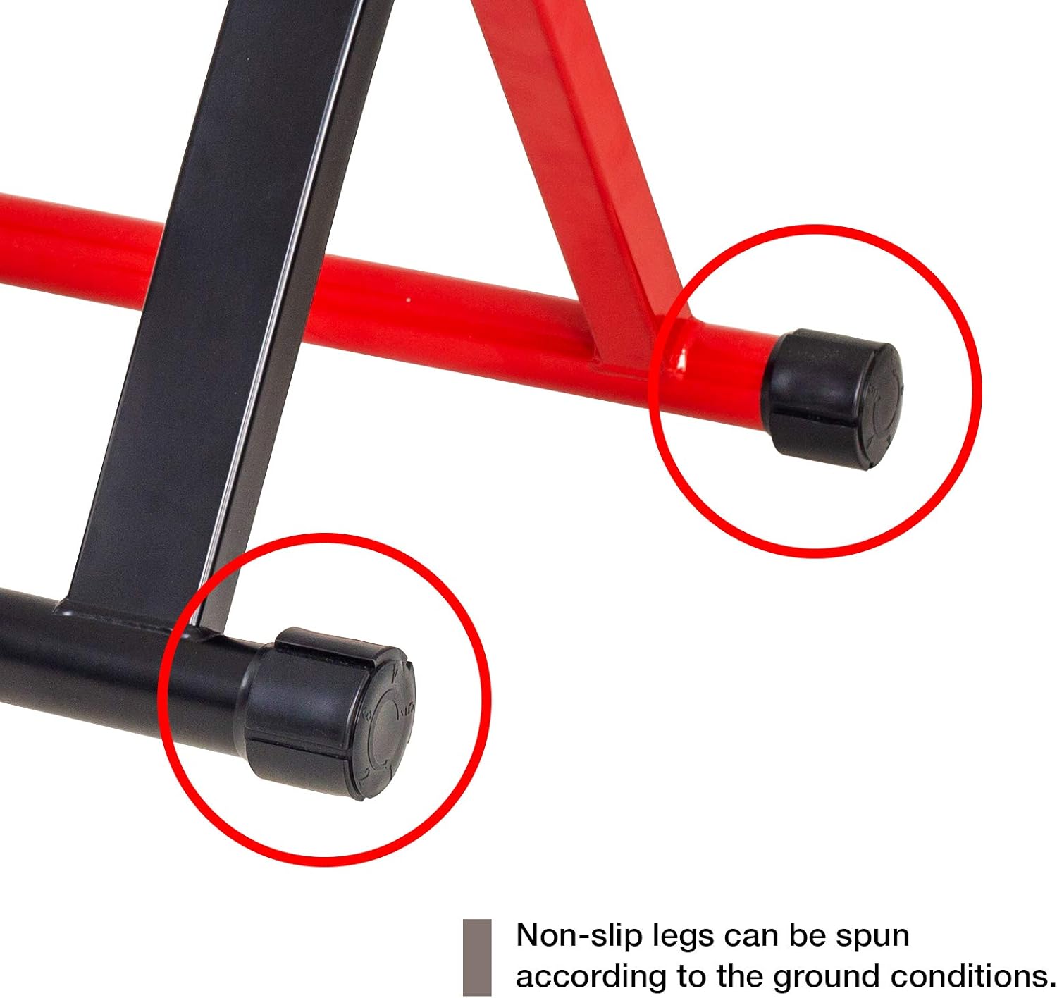 Puluomis Bike Trainer Stand, Foldable Steel Magnetic Exercise Bicycle Trainer Stand with 8 Levels Resistance, Noise Reduction, Red : Sports & Outdoors