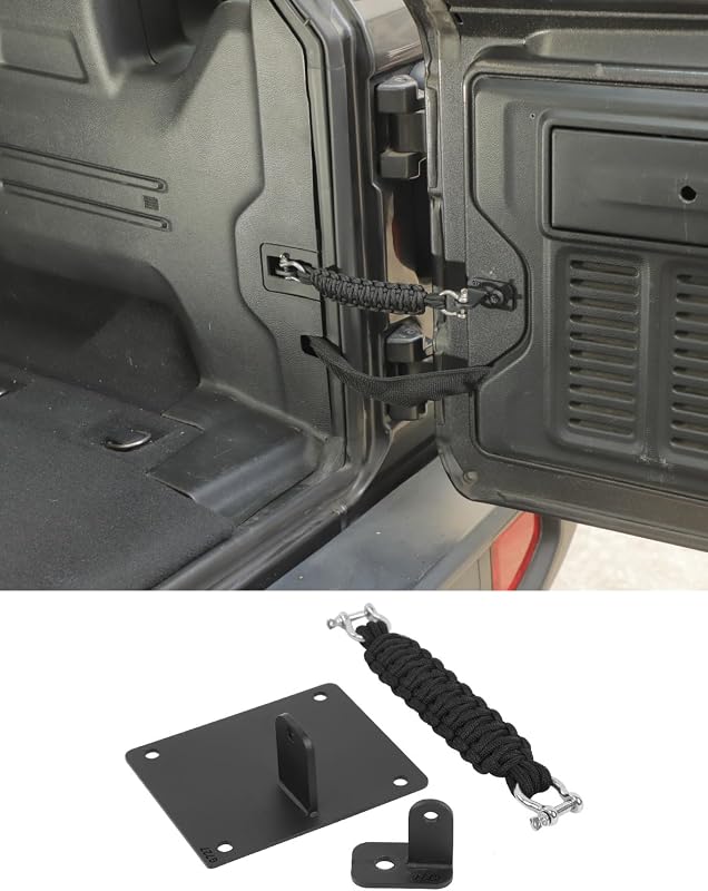 Limitador da tampa traseira Voodonala para Jeep Wrangler JL JLU 2018–2025 – Kit com parafusos