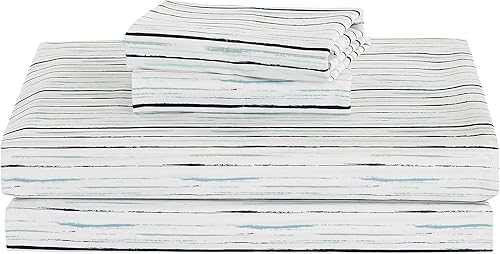 Vista 81 de Chezmoi Collection Juego de sábanas de 4 piezas tamaño King, color blanco, gris, negro, oso pardo, lobos, alces, pino, montaña, estampado, Estampado