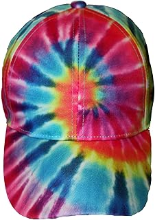 Pastel Spiral Baseball Cap Hat Men Women Kids Multicolored