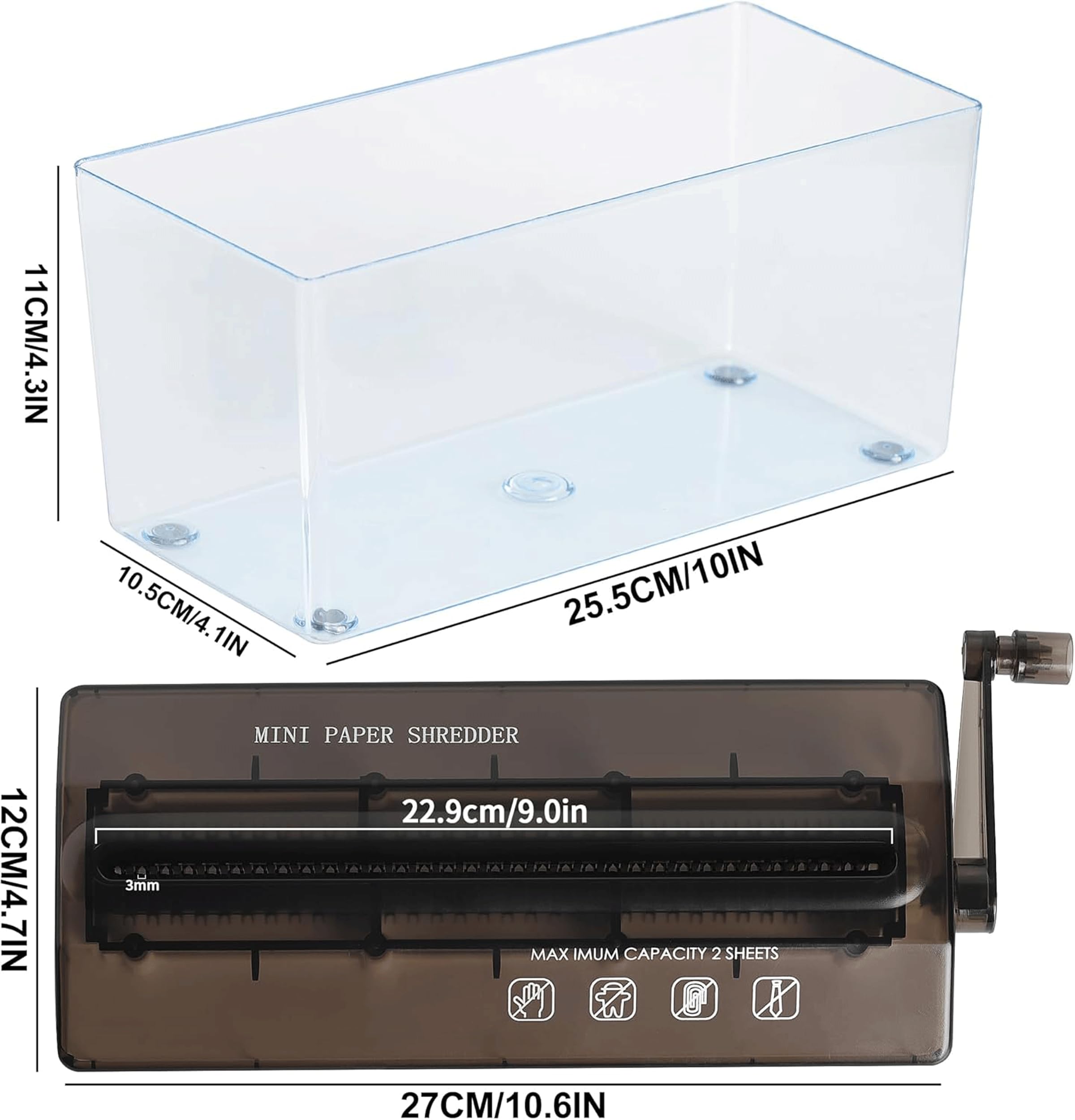 Manual A4 Paper Shredder - Image 4