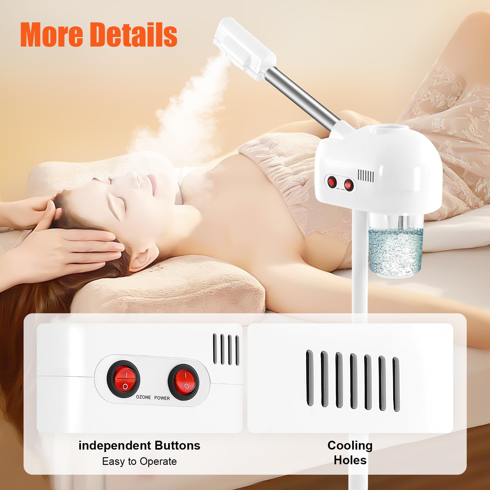 Amazon.com: Professional Facial Steamer, Esthetician Steamer for