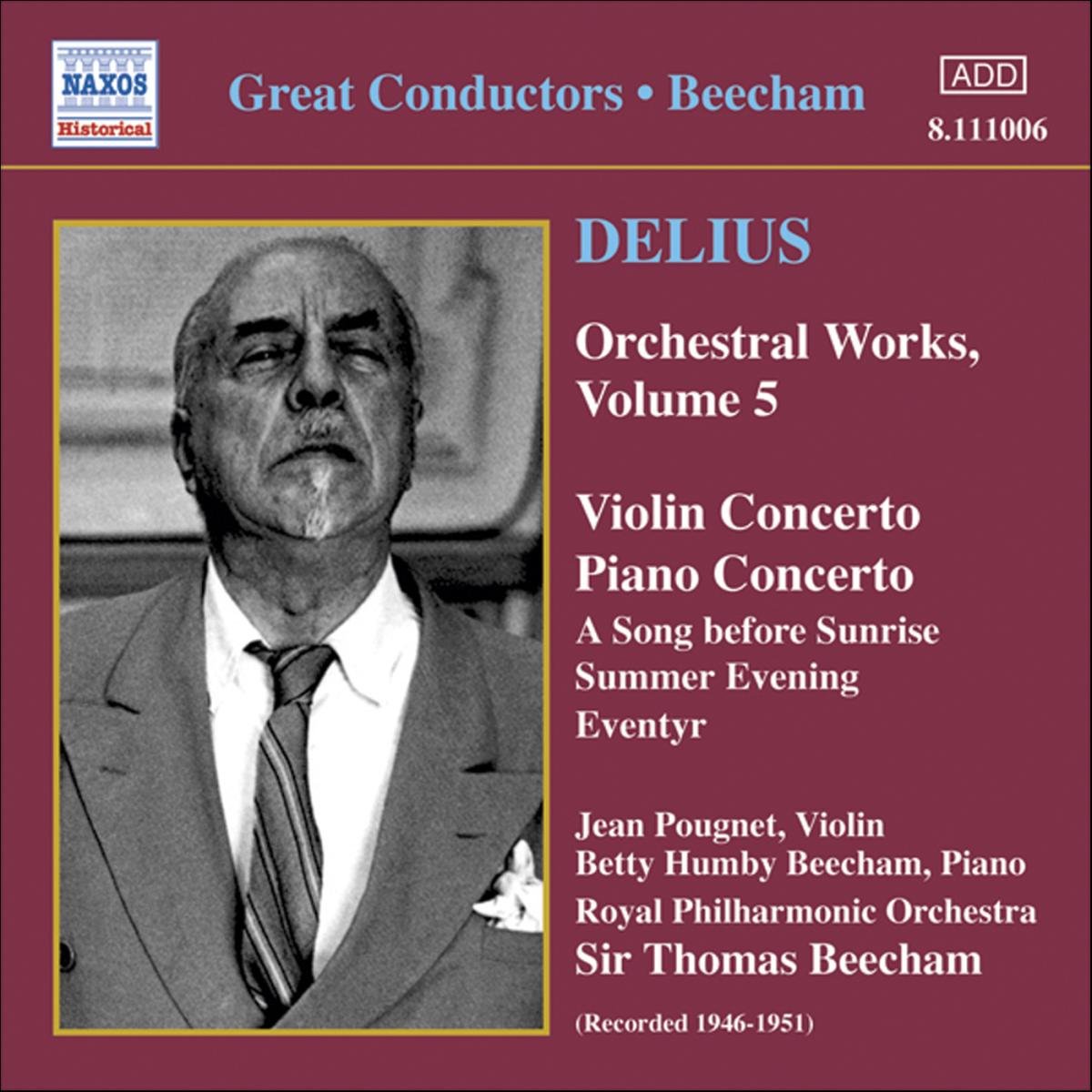 Delius: Piano Concerto, Violin Concerto, Song Before Sunrise, Eventyr