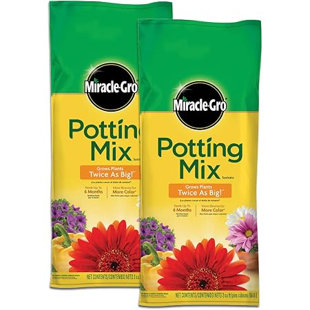 Miraclegro Moisture Control Potting Mix 2 Pack