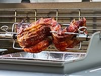 Vista 9 de Weber Grill Rotisserie Kit for Genesis II 200/300 Series - Great for Slow Roasting Chicken, Lamb, Ribs, or Turkey on Your Grill; Includes Spit