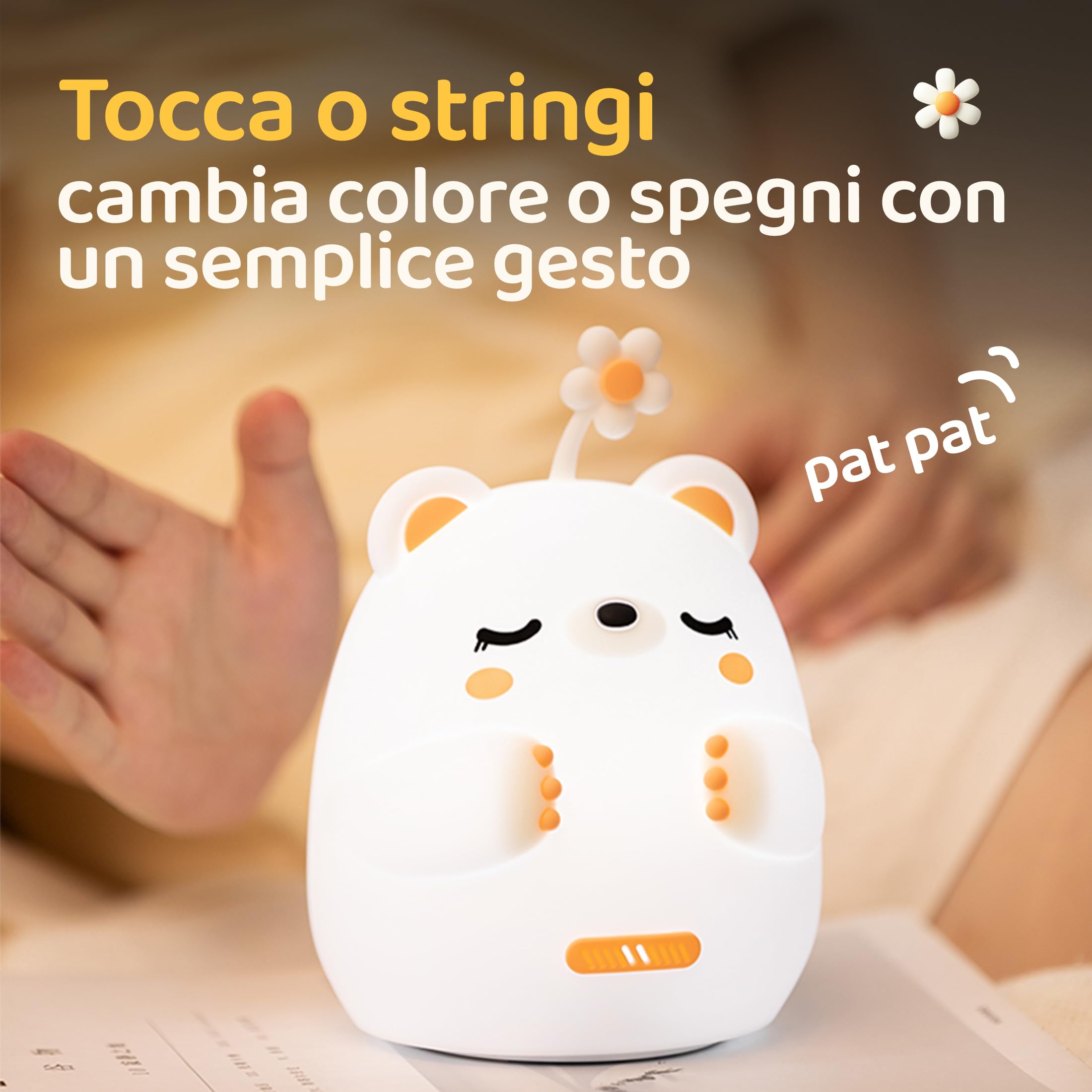 P I X I E Lampada notturna per Bambini con Funzione Timer