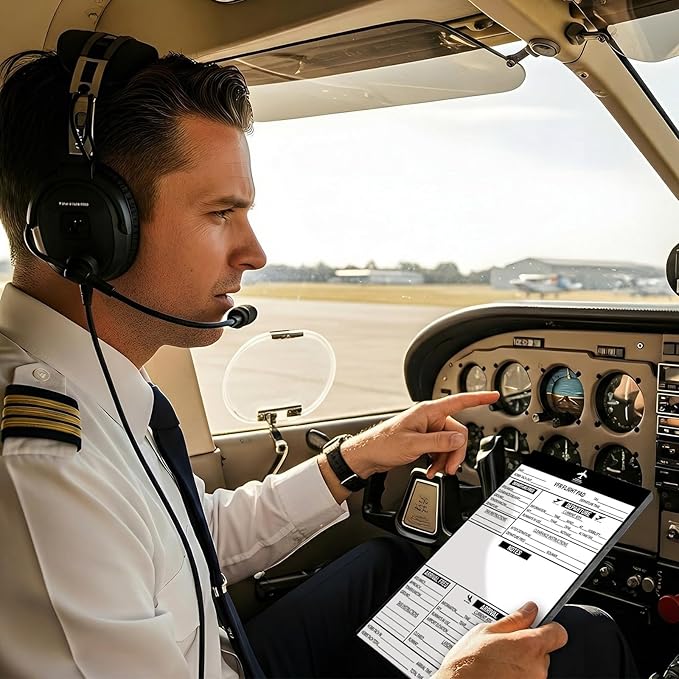 6 Paquetes de Bloc VFR para Tablero de Vuelo de Piloto miniatura 7