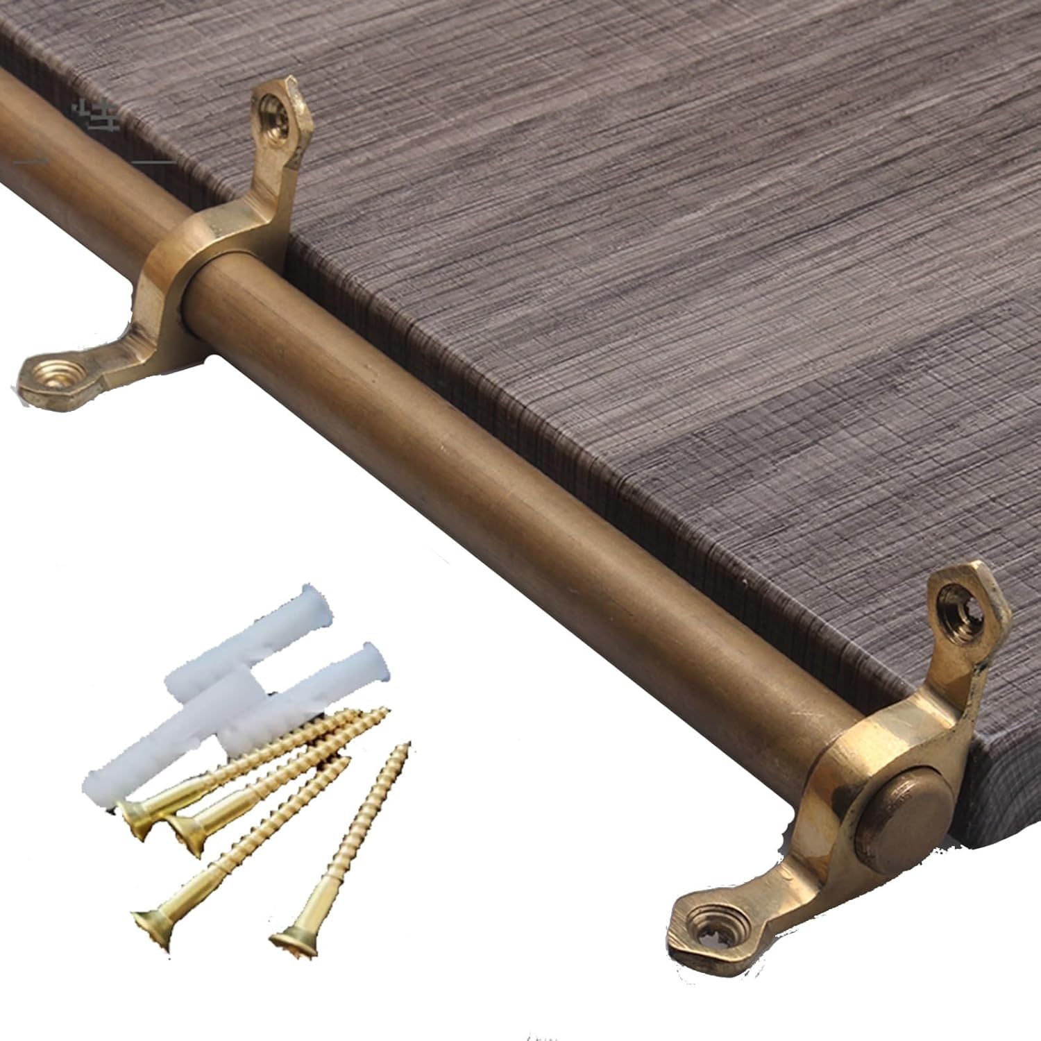 20 14 13 12 Pcs Antique Brass Stair Carpet Rods - Easy Install to Secure Stair Carpet, 50 48 46 44 42 40 38 36 34 32 30 28 26 24 22 20 Inch Long(Brass-14pcs,76cm(30in))
